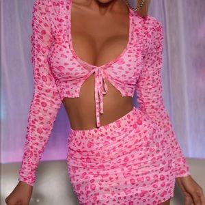 2 Piece Pink Heart Set